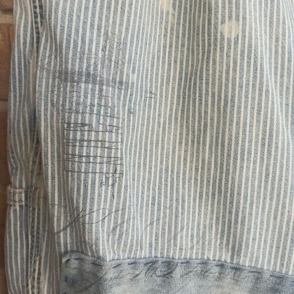 Vintage denim work pants distressed - Picture 5 of 14